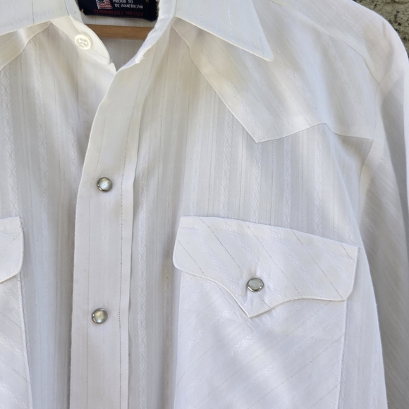 Panhandle Slim Vintage Pearl Snap Button Shirt - Picture 4 of 12